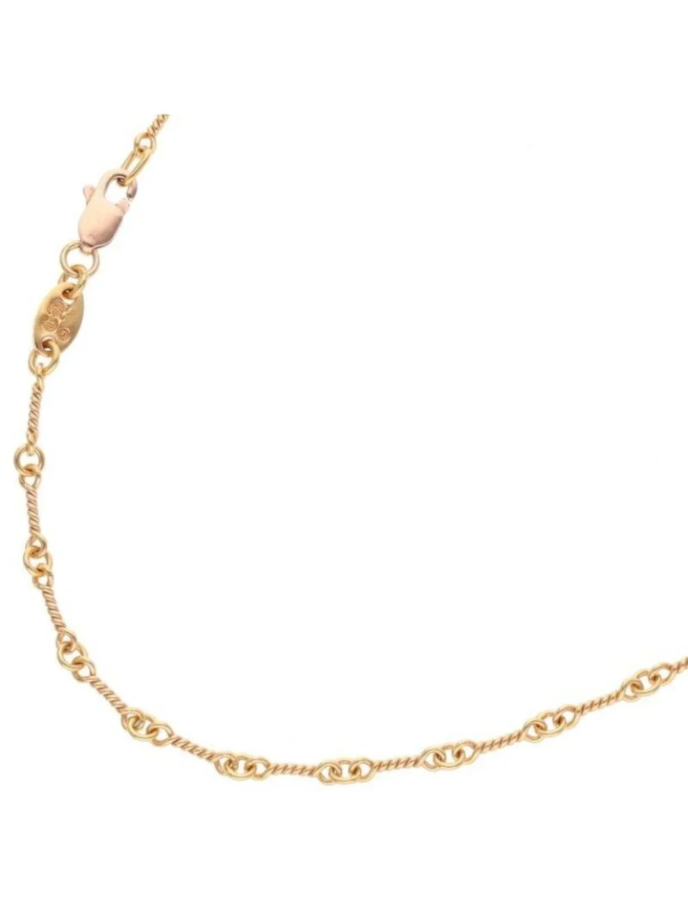Chrome Hearts 22K Neckchain Twist Chain Gold Necklace